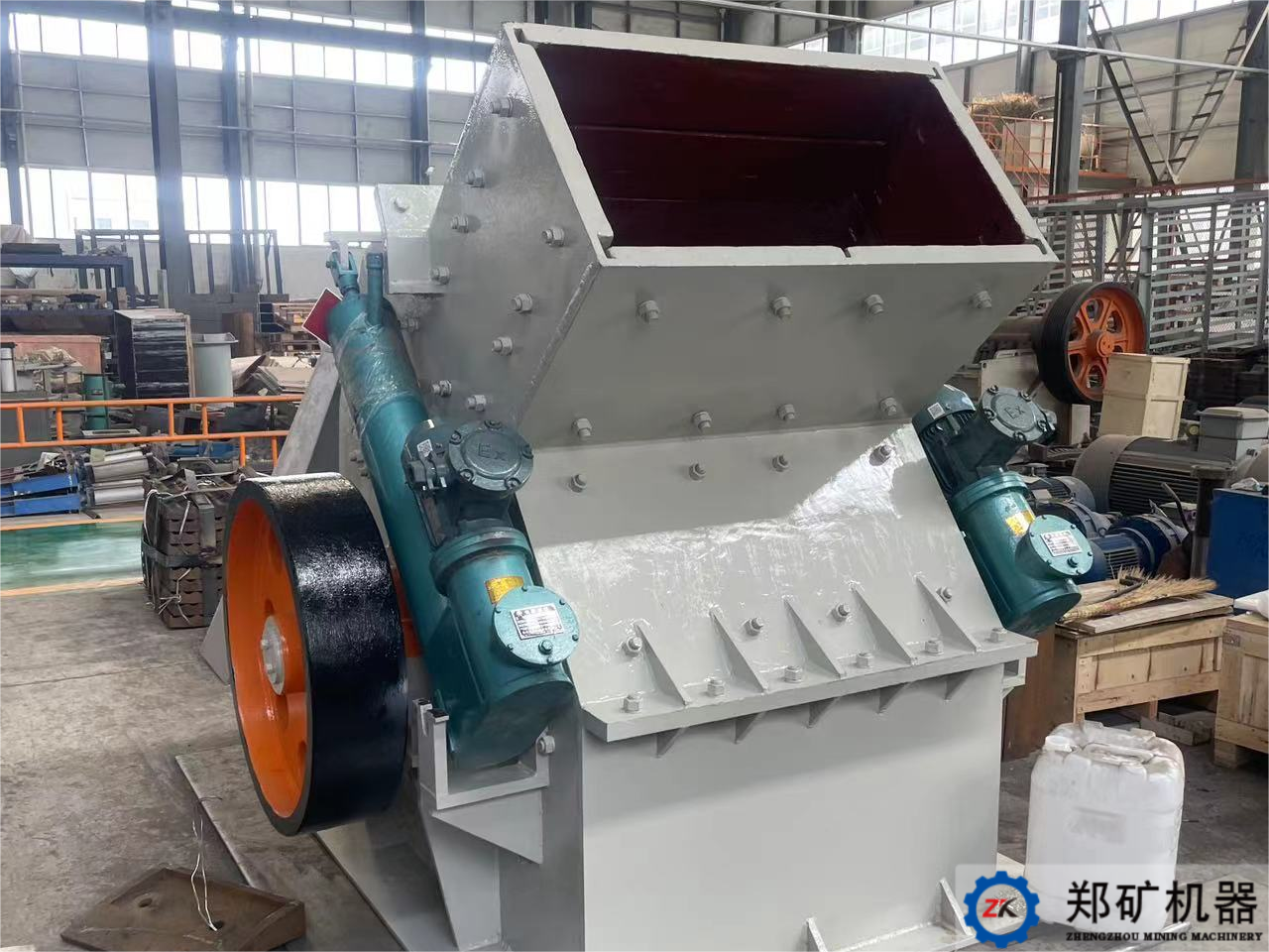 熱烈祝賀徐州PC1000×1000錘式破碎機(jī)設(shè)備交貨完成！